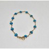 Unbranded GOLD FILLED EVIL EYE GOOD LUCK BRACELET / PULSERA