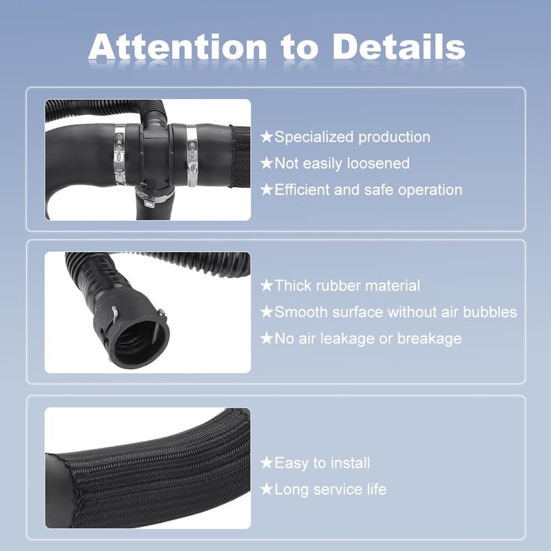 JDMON Engine Radiator Bypass Hose Outlet Compatible with Jeep Compass