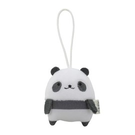 Morisaka Global Petamon Mascot, Panda, 2.2 x 1.0 x 2.6 inches (5.5 x 2.5 x 6.5 cm), Animal, Panda, Strap, Charm, Cute, Stuffed Toy, Going Outing, Sneaking, Bag or Backpack PETA-0005