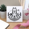 'Wild Wolf' 108mm Square Ceramic Tile (TD00027920)