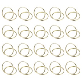 MECCANIXITY Table Number Holders 50pcs Gold Place Card Holder Name Stands Picture Holders for Tables Setting Wedding Display