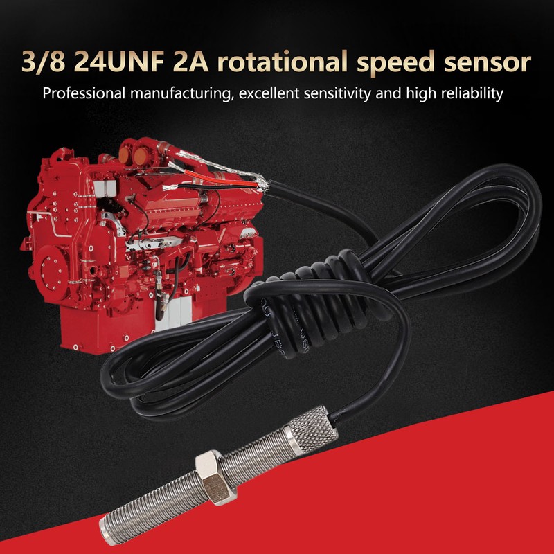 MSP6729 Rotational Speed Sensor 3/8 24UNF 2A High Sensitivity Aluminium