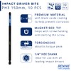 10 x Rennie Tools 150mm Long PH3 Impact Screwdriver Driver
