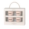 Eddingtons 83012 egg cup bucket - Set of 4 cream