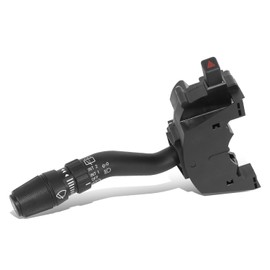 Auto Dynasty Factory Style Multi-Function Combination Switch Assembly Compatible with Ford Excursion Expedition Lincoln Navigator 1999-2002, Driver Left Side, Black