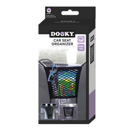 Dooky Car Seat Organiser, Car Seat Caddy, Car Storage for Children, Flexible Storage for Cars, Universal Fit
