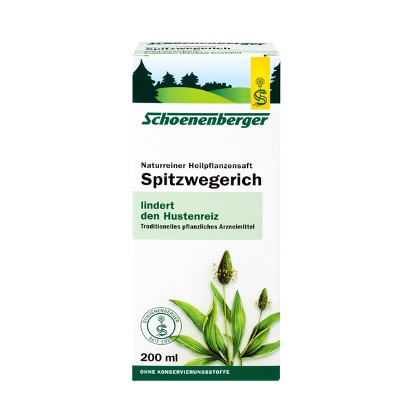 Schoenenberger Spitzwegerich naturreiner Heilpflanzensaft, 200 ml Solution