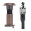 HOJLKLD Door Viewer Peephole,Solid Brass 200 Degree Peep Hole with