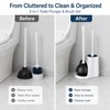 2-in-1 Toilet Plunger & Brush Set for Bathroom Cleaning –