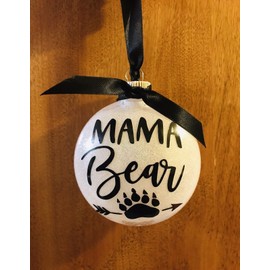 Unbranded Christmas Ornament Mama Bear  Plastic Gift Holiday Tree Hanging Xmas Mom Mother