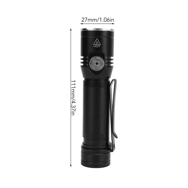 LED Camping Flashlight Professional High Brightness 2050lm USB Rechargeable Portable