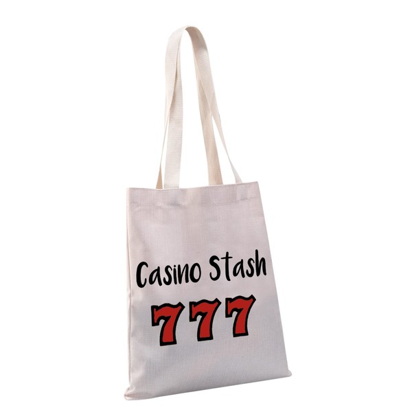 G2TUP Casino Gambling Makeup Bag Casino Stash Accessory Pouch Lucky Sevens Zipper Bag for Gambler (Lucky Sevens Tote)