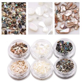 6 Case Set Nail Stone Parts, Nails, Resin Gel Nails, Nail Art, Resin Parts, UV Resin Craft, Resin Parts, UV Resin Accessories, Natural Stone