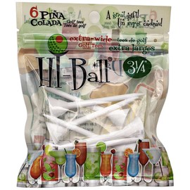 JEF WORLD OF GOLF 3 1/4" Hi-Ball Tees - White - White