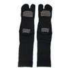(C718R) Men's 2 Toe Socks, Non-Slip, Flexible Toe Socks, 3