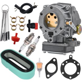 FINDCARB 693479 693480 42A707 Carburetor Fit For 499306 495181 495026 394338 for Craftsman LT1000 Engines Replace 693480 694056 42A707 Carb With Air Filter