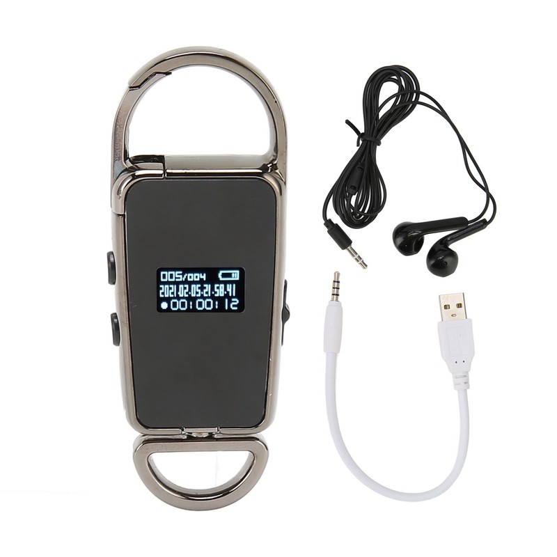 Voice Activated Recorder Multifunction Intelligent HD Noise Reduction MP3 Digital