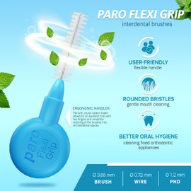 Paro Swiss FlexiGrip, Medium, Light Green, Conical, 3/8Mm 6 Pack