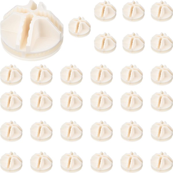 32 Pieces Cube Connectors Plastic Storage Cube Connectors Wire Cube
