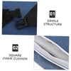 KONTONTY Cushion for Square Stools Thick Lounge Chair Pad Outdoor