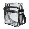 Clear Messenger Bag PVC Waterproof Visible Zipper Design Crossbody Tote