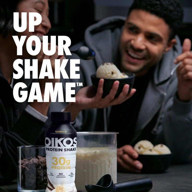 Oikos Protein Shake, Vanilla, 30g Protein, Shelf Stable Protein Drink