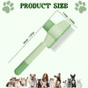 Cat Brush, Pack of 2 Self-Cleaning Pet Brushes, Self-Cleaning Flea