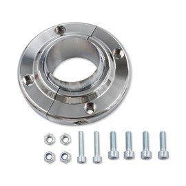 Gxencks Compatible for 2 inch 2" Column Floor Mount Swivel SBC BBC 350 Chrome Steering Column