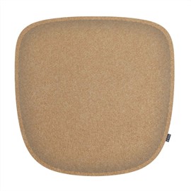 Feltd. Eco Felt Cushion Suitable for Armchair Chairs such as DAW, DAX, Dar, RAR - Comfort with Non-Slip Coating (Camel)