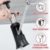 PIUGERU Cherry Pitter Tool, Large 33mm Seed Remover, Food-Grade Stainless