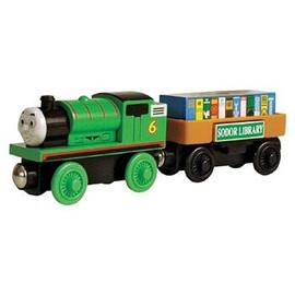 Generic Percy and The Storybook Car Compatible with Thomas & Friends Wooden Railway by Learning Curve - Percy and The Storybook Car - LC98058