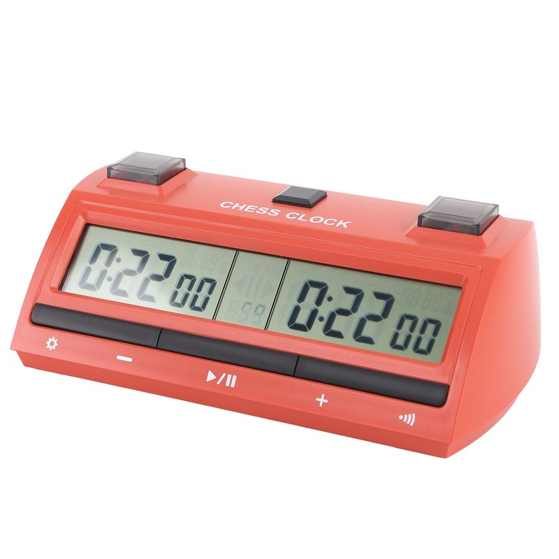 Professional Digital Chess Clock Timer Portable Tournament Large Screen Game