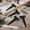 4 Pcs Heavy Duty T Hinges with Mounting Screw, 4