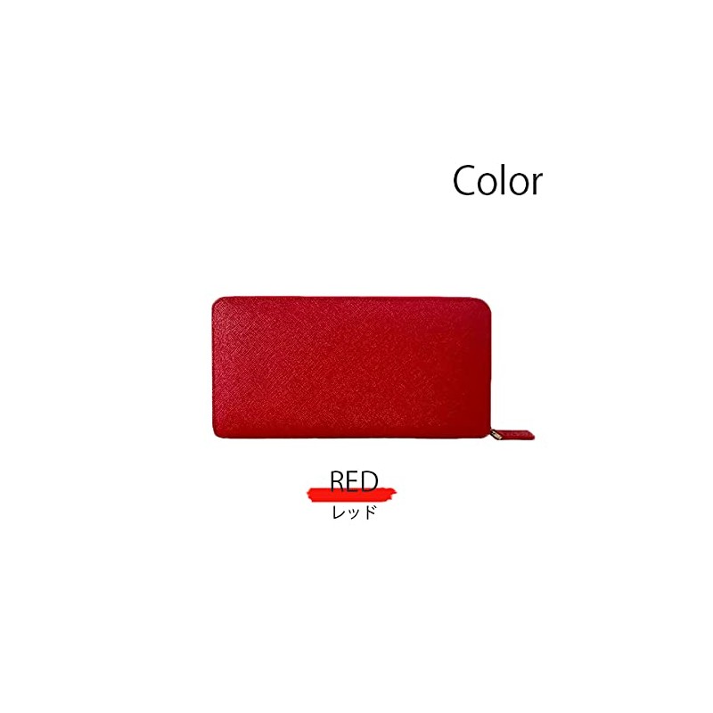 Premier Leather House Men's Long Wallet, Saffiano Brand, Genuine Leather,