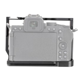 Hersmay Aluminium Camera Cage for Nikon Z50II Camera Accessories Cage Support Video Rig Stabiliser with 1/4 Inch Mounting and 3/8 Inch Arri Mounting, Compatible with DJI RS2 RS3 RS4 Gimbal Stabilizer