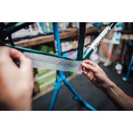 XPEL Universal Bicycle Protection Base Kit for MTB Hardtails - Aluminum/Carbon Frame Gloss Bike Frame Protection Kit - Superior XPEL Invisiframe Defense Film, All-Terrain Shield