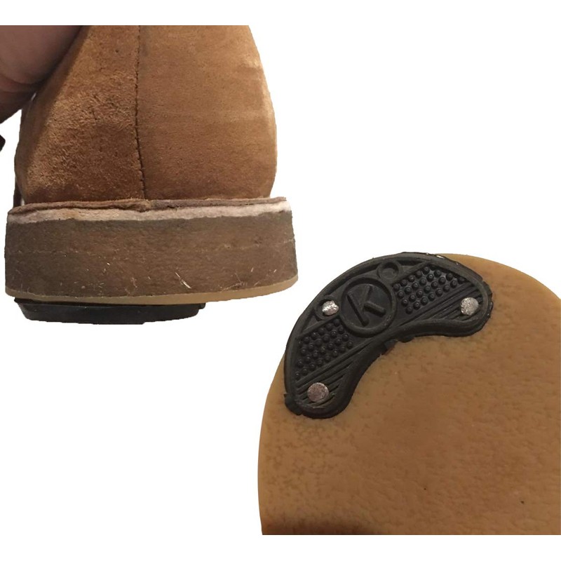 GOETOR Heel Plates 30 PCS Rubber Shoes Heel Taps Tips