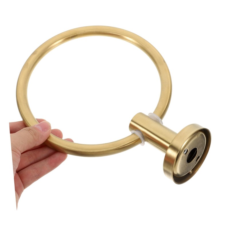 Gold Towel Ring Stainless Steel Bathroom Wall Mounted Towel Holder