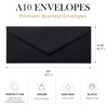 50 Pack #10 Business Envelopes, Black 4.13 x 9.49'' Envelopes