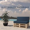 Madera pallet, garden cushion pad, indoor, outdoor, washable, removable, seat