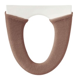 OKA Milling Toilet Seat Cover, Washing/Heating Type, Brown (Knit, Washable, Northern Europe)