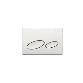 Geberit 115.228.11.1 White Kappa20 Dual Flush Plate for UP200,