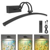 PAIHOME Wireless Battery Operated Picture Light, 16in Black Picture Light