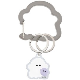 Crax 211105 Acrylic Carabiner with Charm Keychain Mascot, Mark, Mejirushi