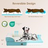EHEYCIGA EHEYCIGA Orthopedic Dog Bed, Waterproof Memory Foam, Turquoise Blue,