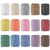 HULISEN Colorful Bakers Twine, 15 Rolls 2mm 3 Strands Cotton
