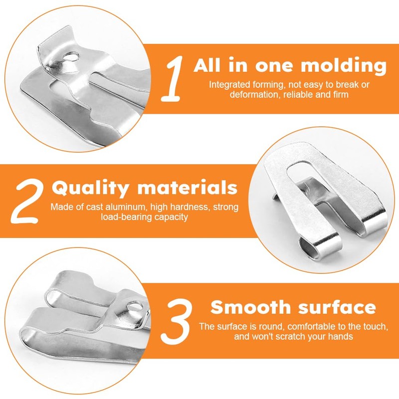 EMVANV 5pcs Drill Belt Clip, Replacement Drill Belt Clip Hook,