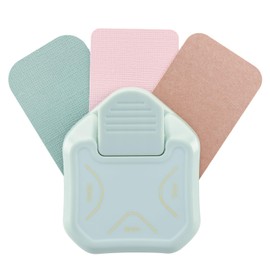 Vaessen Creative 2137-002 Corner Punch, 3 Corners in Various Sizes 4-7-10 mm, Mint, up to 180 g/m Paper, Photos, Scrapbooking, Cards Crafts and Papercraft, 3 in 1