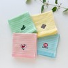Keisuu Seian Towel, Handkerchief, Hand Towel, Border, Embroidery, Niigata (Blue,