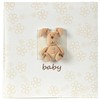 Innova Editions Plush Bunny Bookbound Memo Album, Cream, 50 Pages